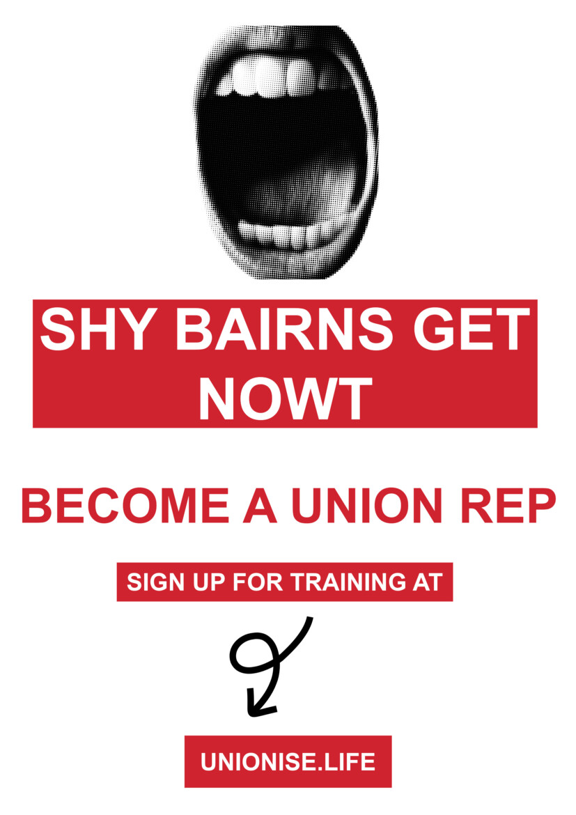 Shy bairns get nowt