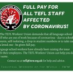 TEFL Coronavirus 2020-03-15